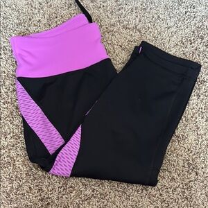 Black and Purple Leggings